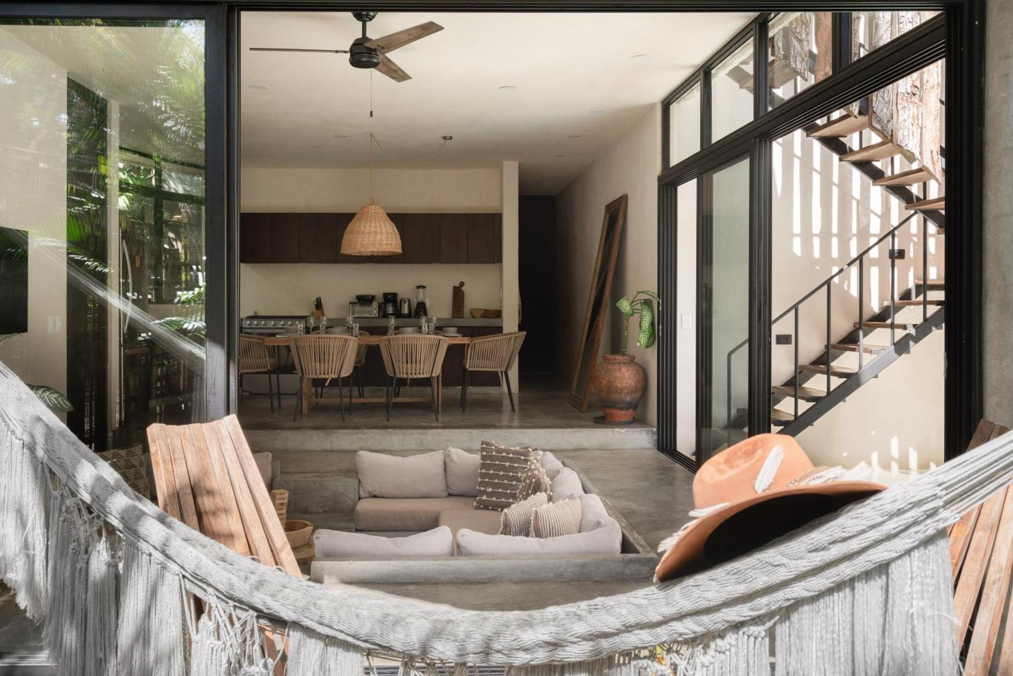 Villa 2 Tropical Bohemian Villas-2 Priv Pool-bbq 3a-3b Tulum