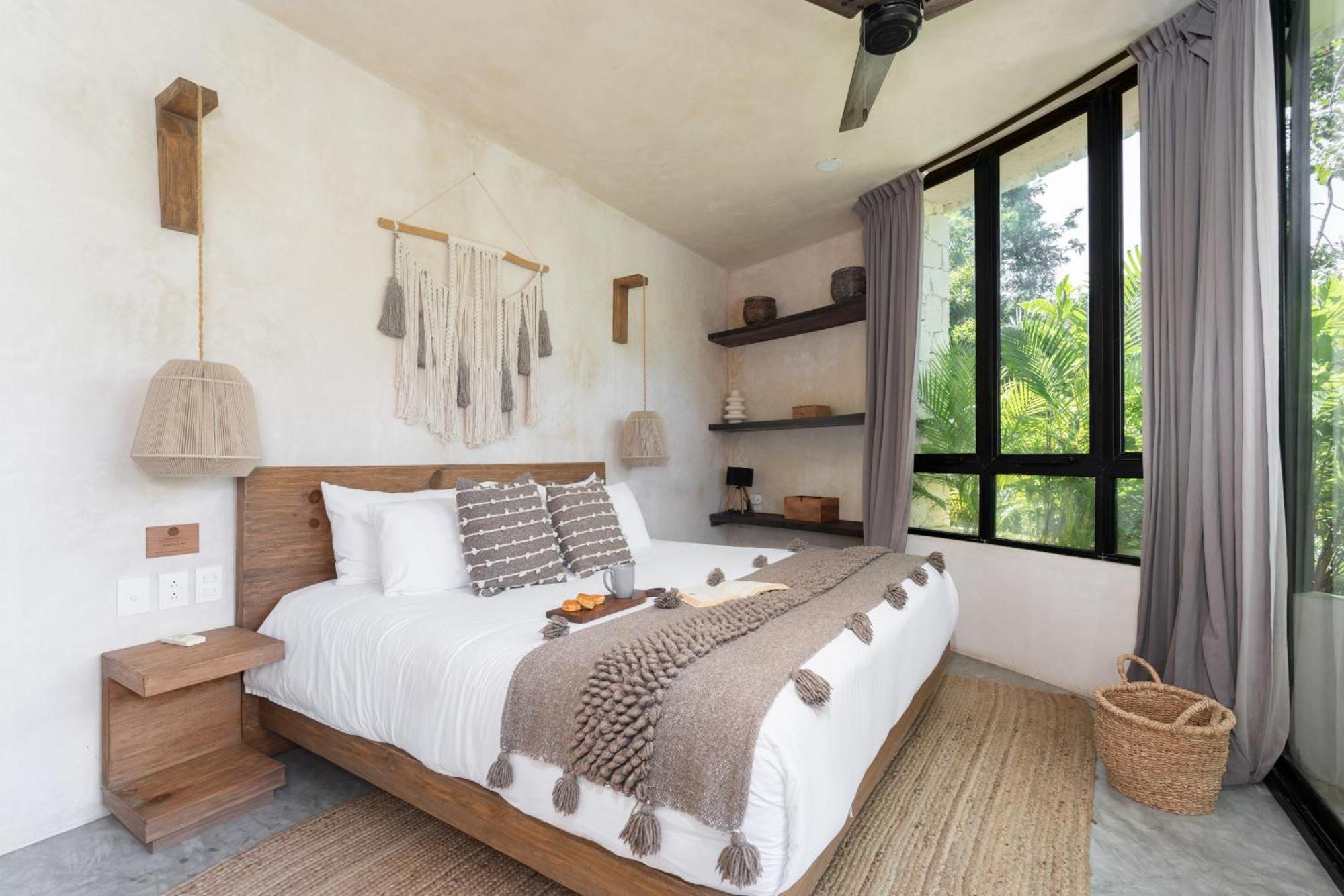 2 Tropical Bohemian Villas-2 Priv Pool-bbq 3a-3b Tulum