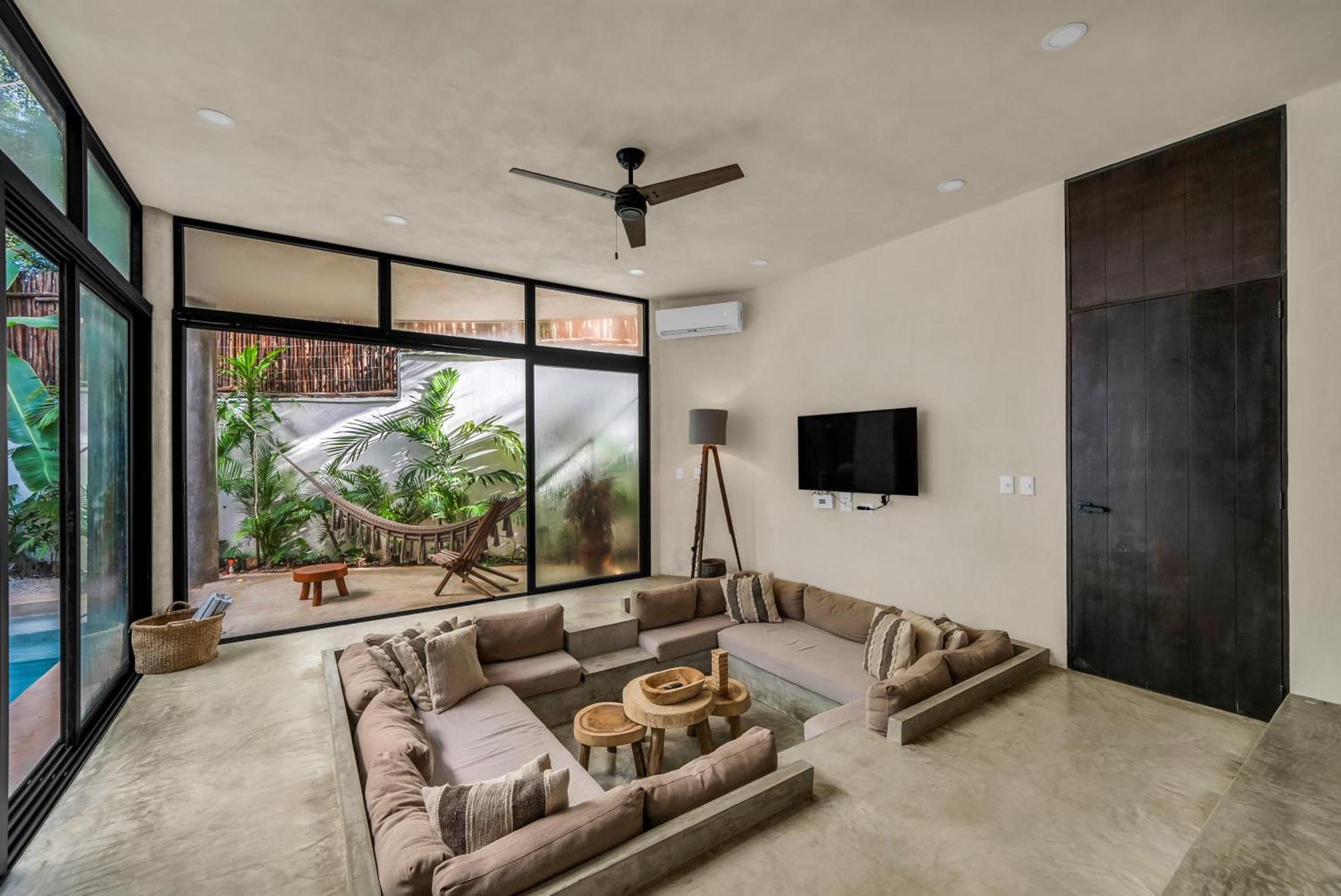 2 Tropical Bohemian Villas-2 Priv Pool-bbq 3a-3b Tulum