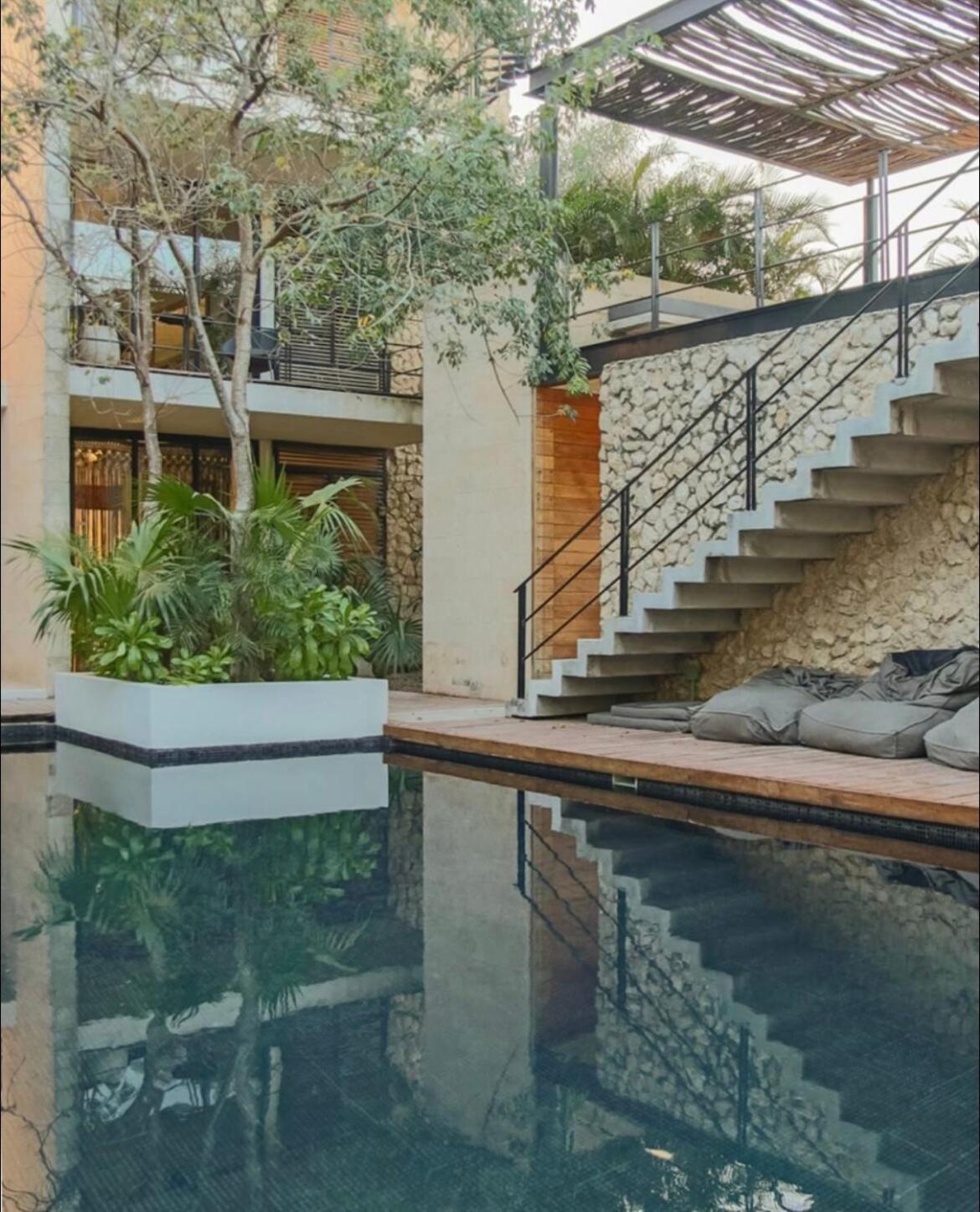 Apartment Private Rooftop With Jacuzzi Sleeps 8 In La Veleta Tulum