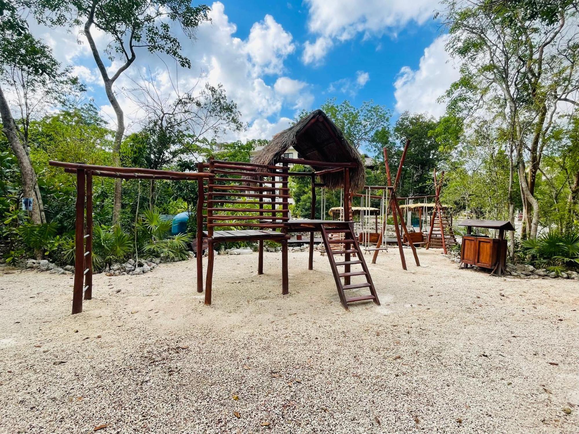 Family In The Jungle With Cenotes And Big Pool Tulum