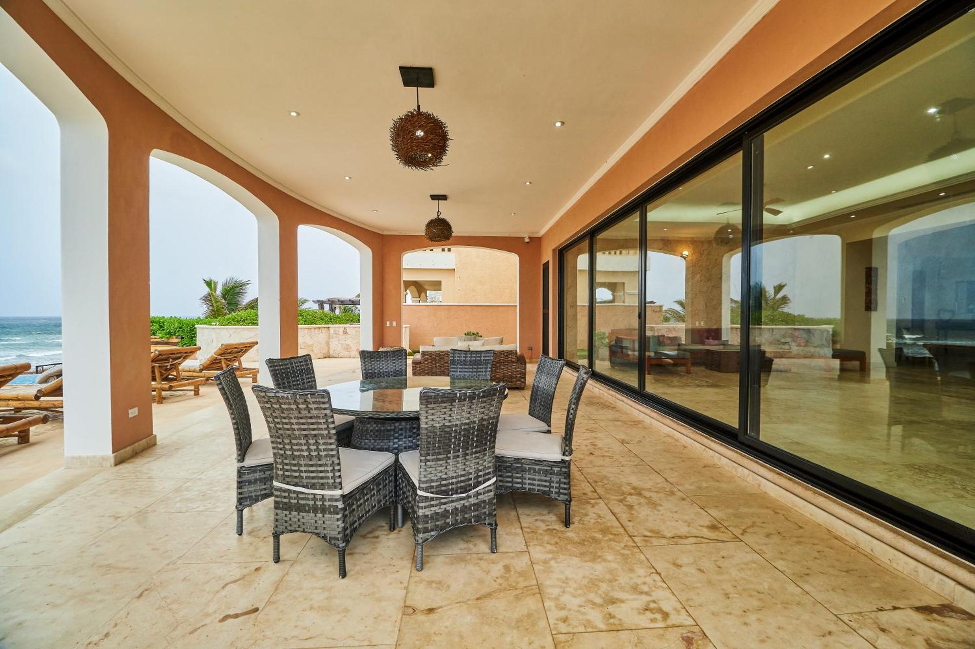 Exclusive Retreat At Hacienda Tankah Luxury 7 Bedroom Oceanfront Villa With Infinity Pool And Full Staff Included In Tulum Villa *