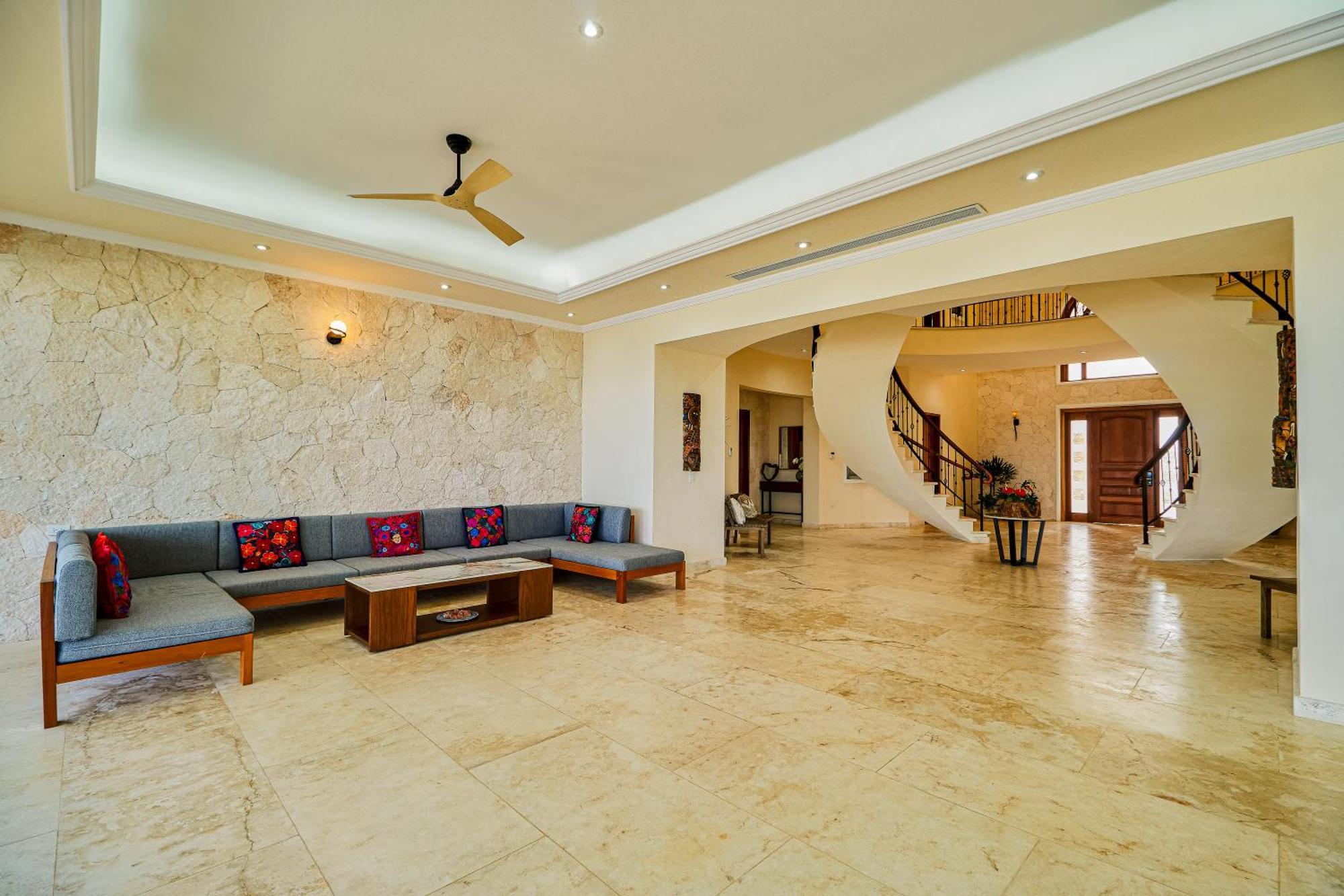 Villa Exclusive Retreat At Hacienda Tankah Luxury 7 Bedroom Oceanfront Villa With Infinity Pool And Full Staff Included In Tulum *