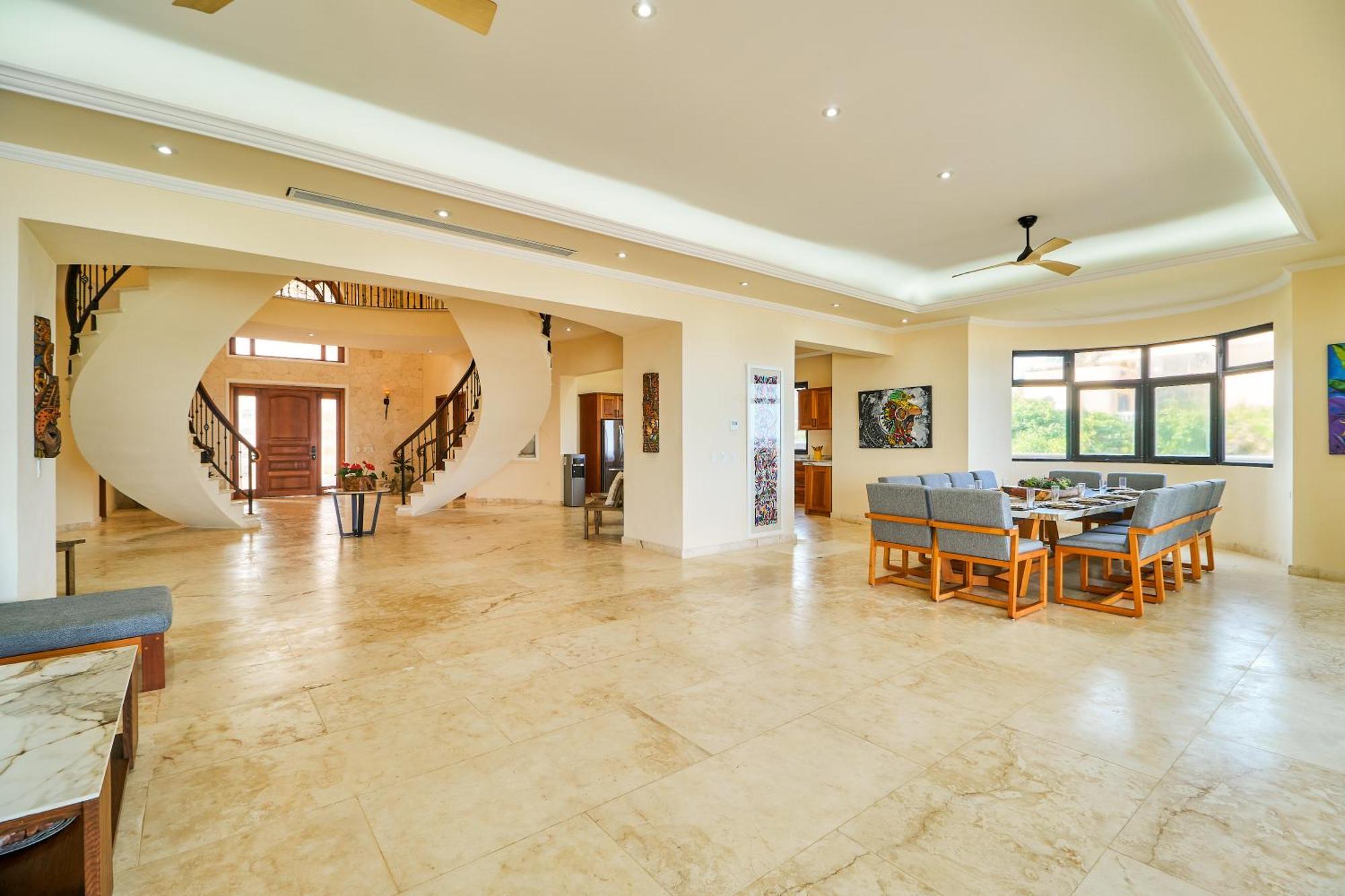 Exclusive Retreat At Hacienda Tankah Luxury 7 Bedroom Oceanfront Villa With Infinity Pool And Full Staff Included In Tulum *