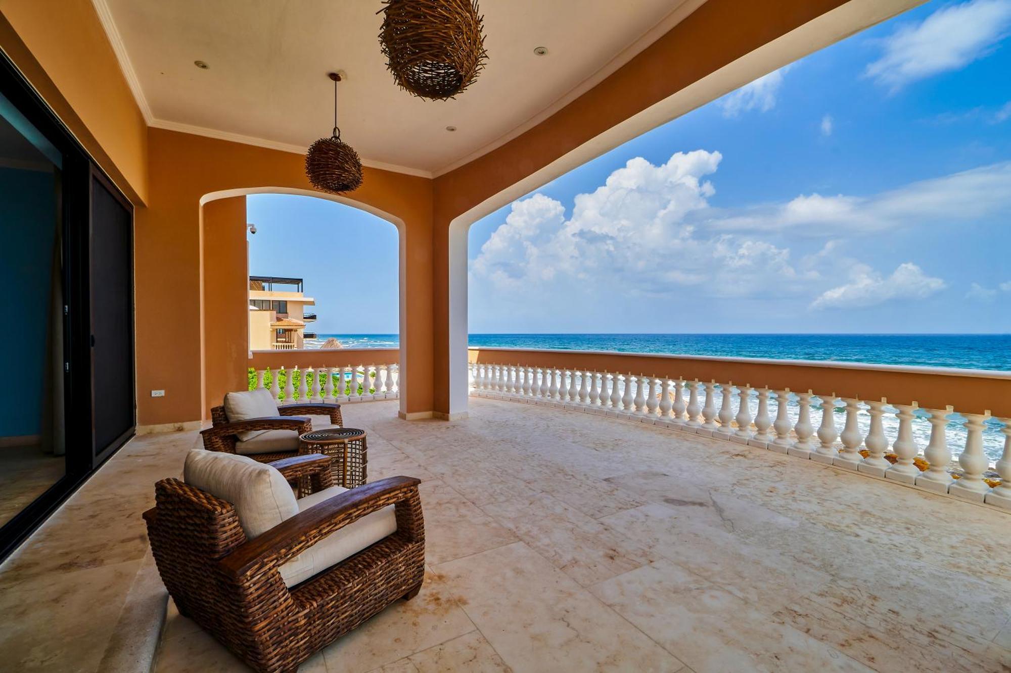 Villa Exclusive Retreat At Hacienda Tankah Luxury 7 Bedroom Oceanfront Villa With Infinity Pool And Full Staff Included In Tulum