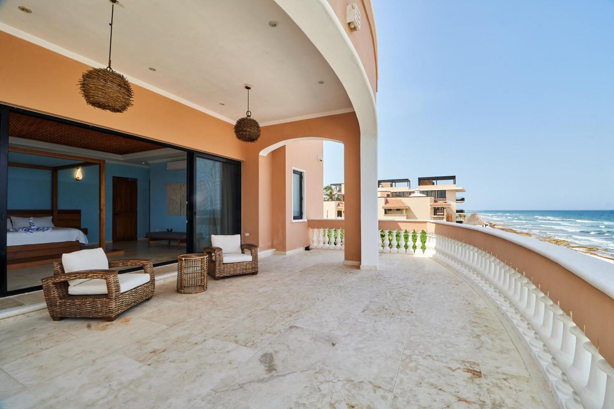 Villa Exclusive Retreat At Hacienda Tankah Luxury 7 Bedroom Oceanfront Villa With Infinity Pool And Full Staff Included In Tulum