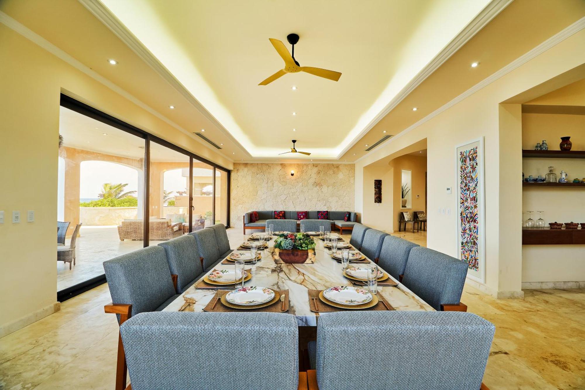 Exclusive Retreat At Hacienda Tankah Luxury 7 Bedroom Oceanfront Villa With Infinity Pool And Full Staff Included In Tulum *