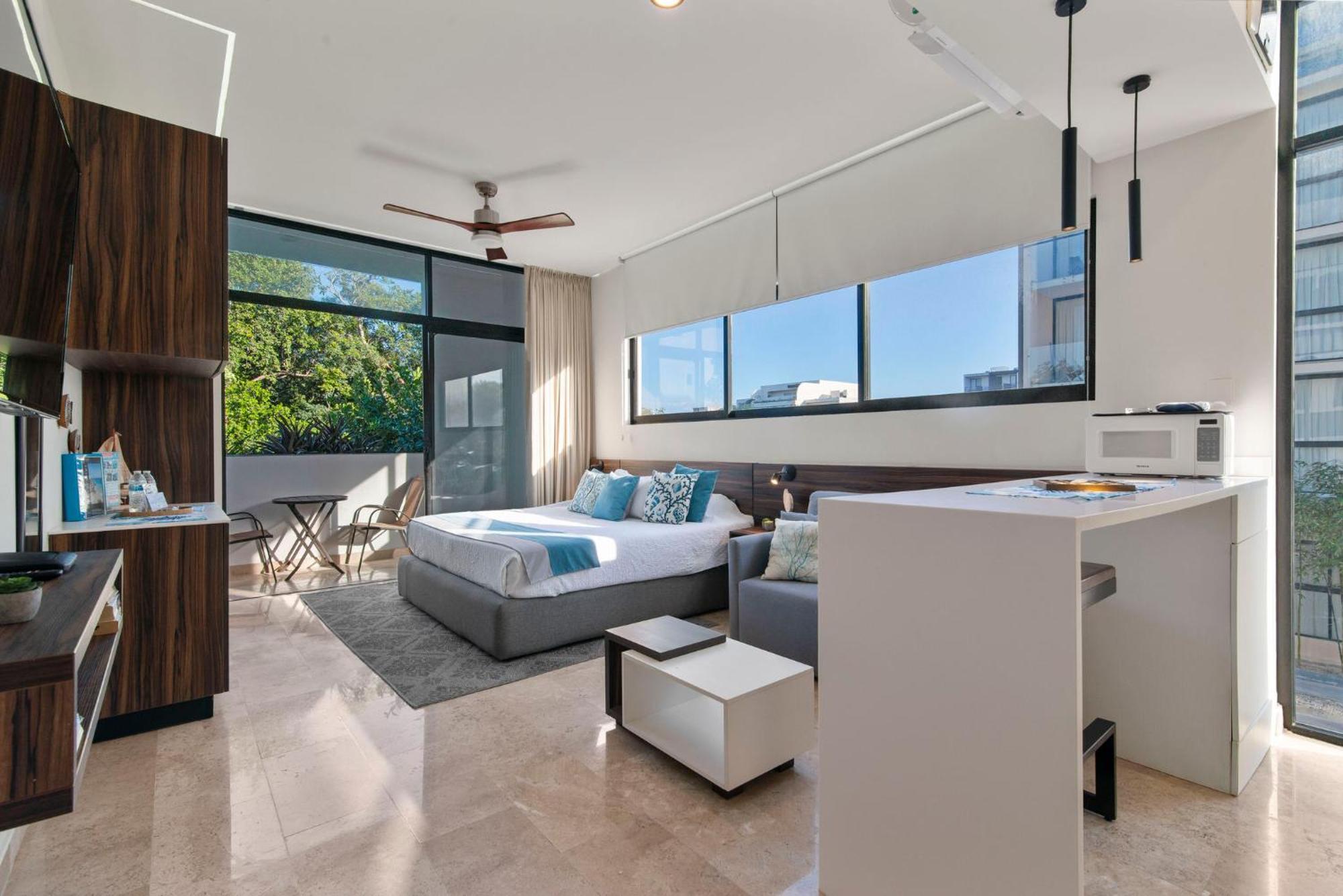 Nuevo Estudio Con Terraza Totalmente Equipado Aldea Zama Apartment *