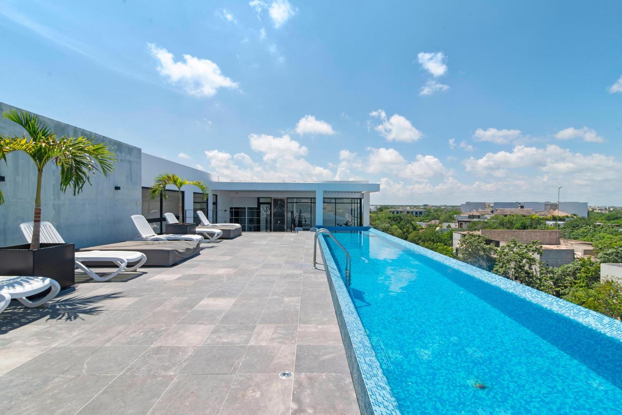 Nuevo Estudio Con Terraza Totalmente Equipado Aldea Zama *