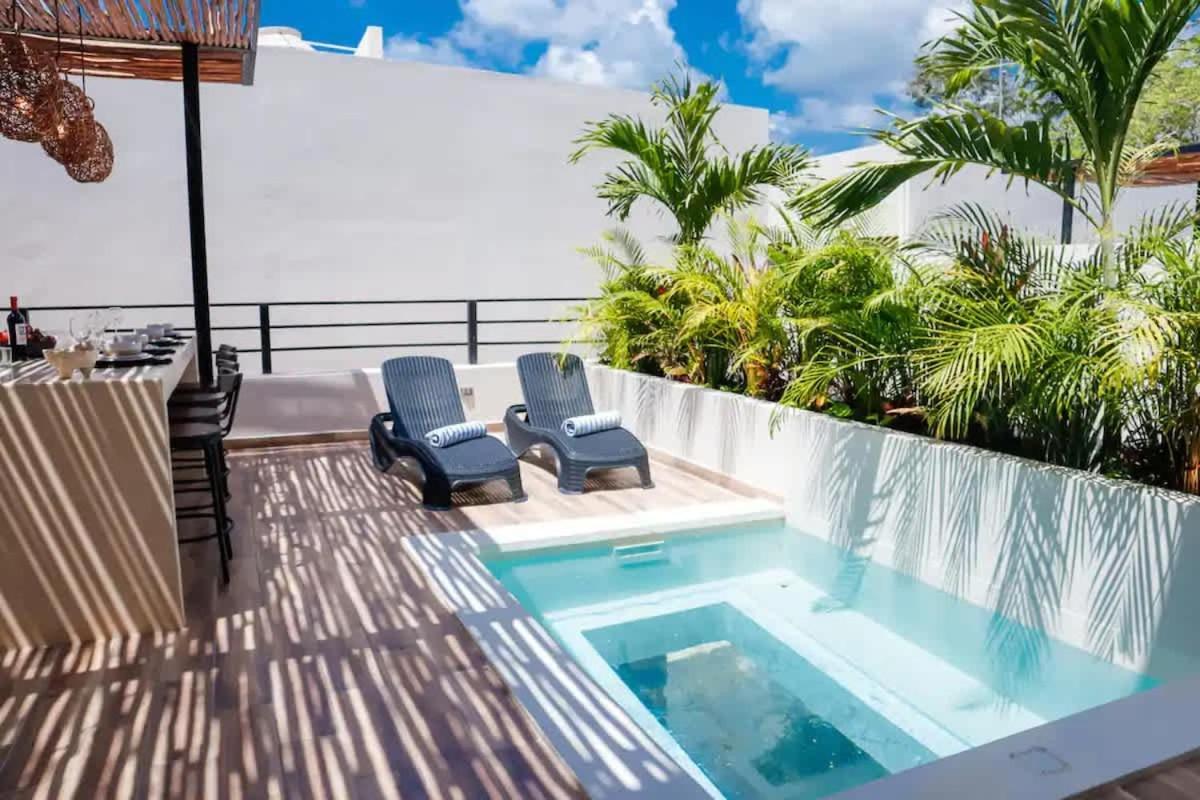 Spacious 4br With Private Pool & Lush Courtyard In Villa Tulum