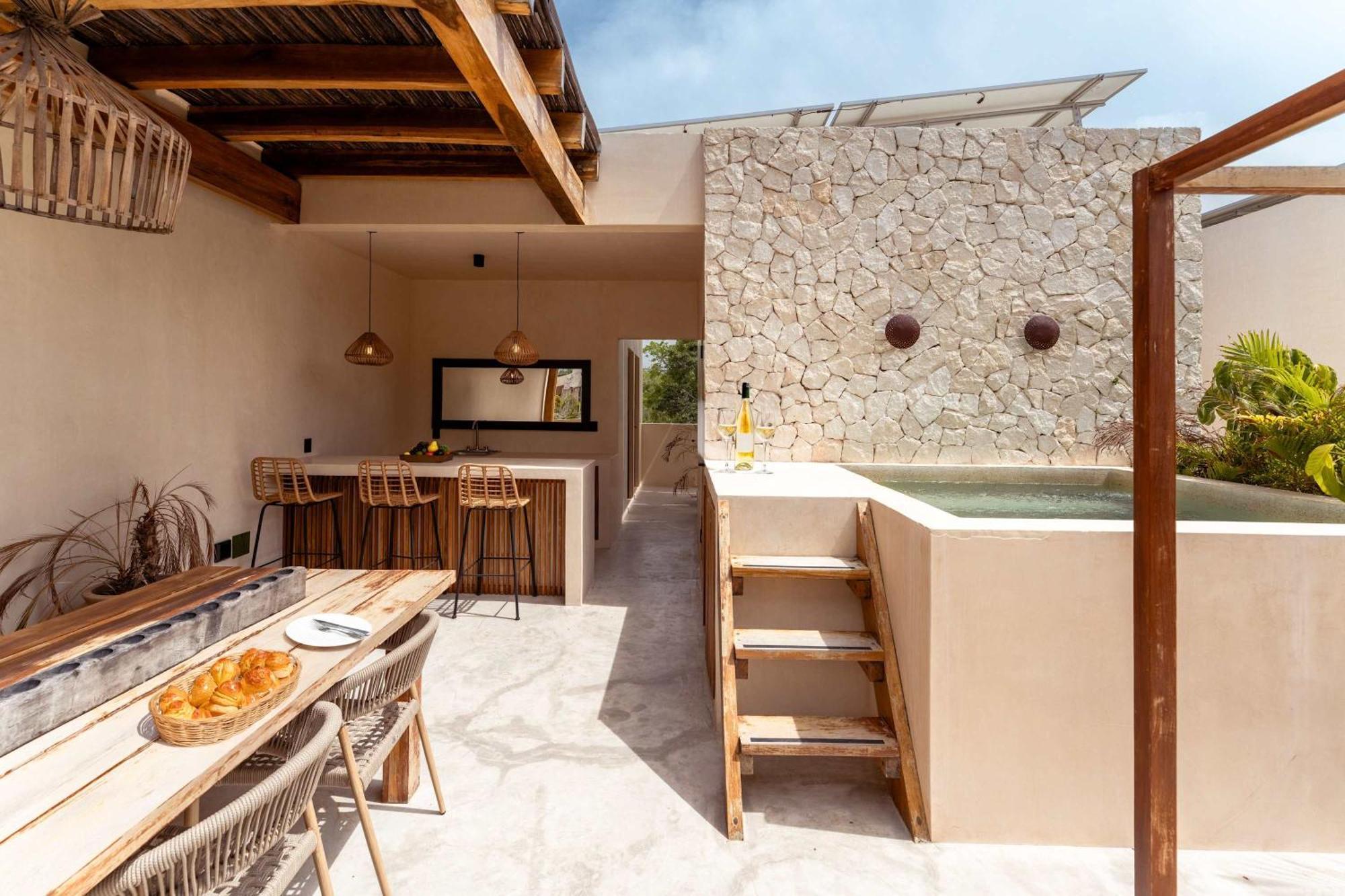 Villa Chic 3br - 2 Pools With Rooftop Pool Modern Boho Design Tulum