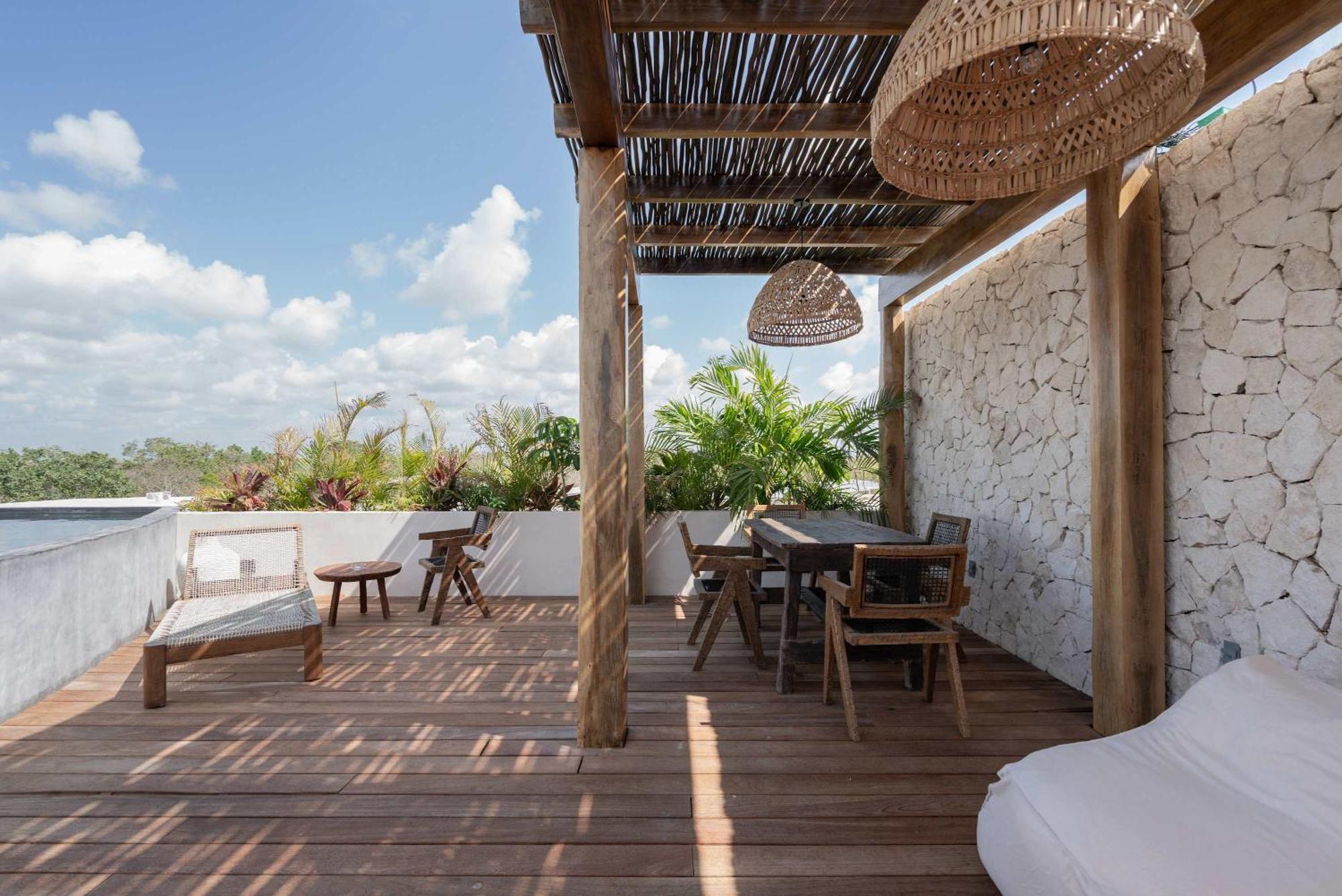 Villa Chic 3br - 2 Pools With Rooftop Pool Modern Boho Design Tulum