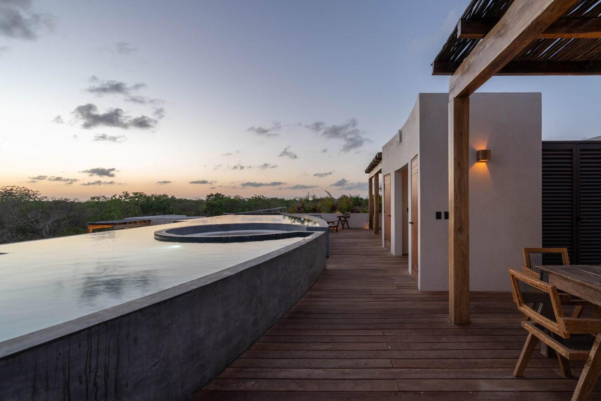 Chic 3br - 2 Pools With Rooftop Pool Modern Boho Design Tulum