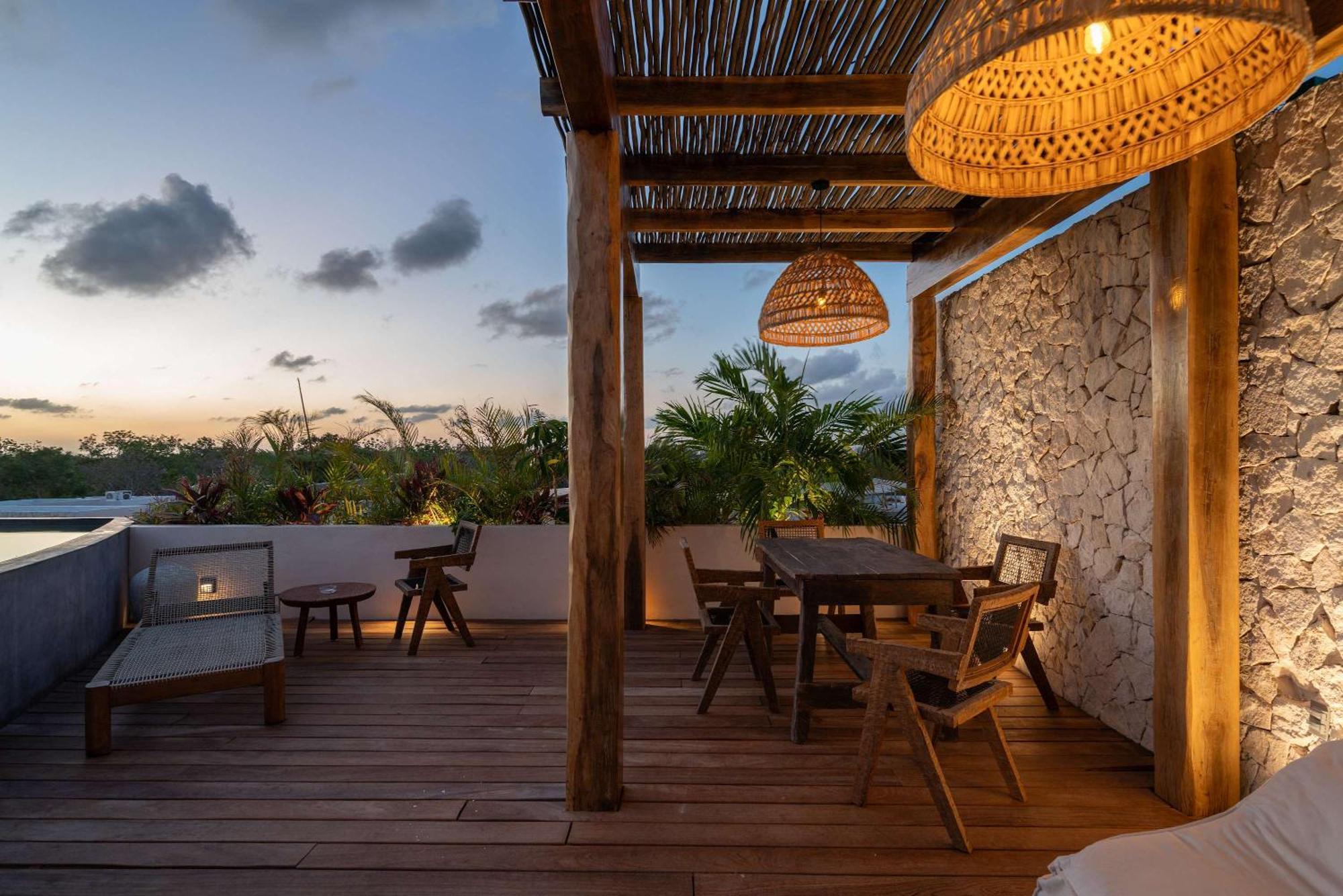 Villa Chic 3br - 2 Pools With Rooftop Pool Modern Boho Design *