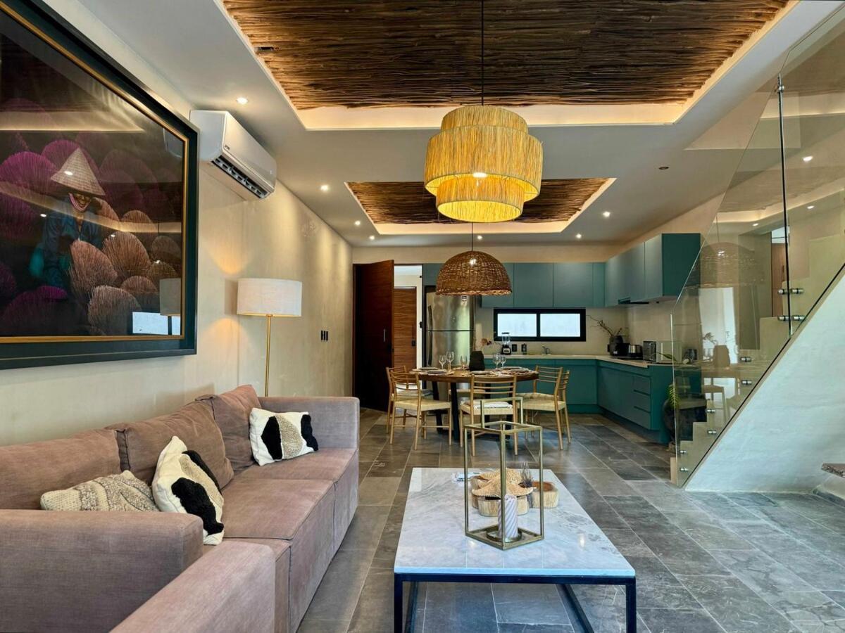 Kataluum- Luxurious Eco-chic Ph With Pool Tulum