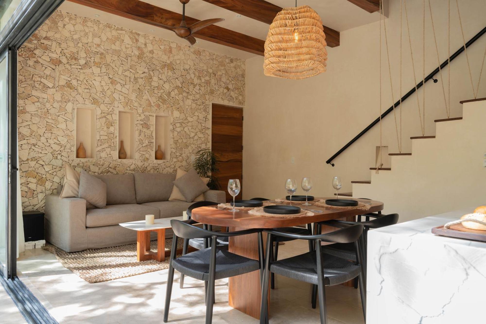 Chic Villa-apartment In Aldea Zama, Private Pool & Security Tulum