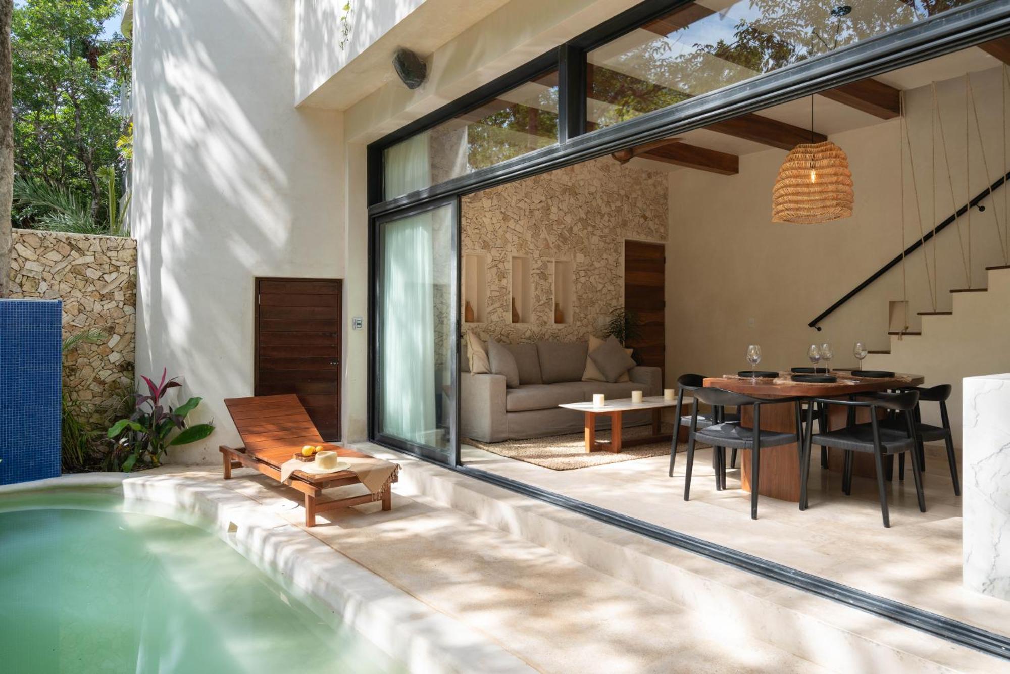 Chic Villa-apartment In Aldea Zama, Private Pool & Security * Tulum