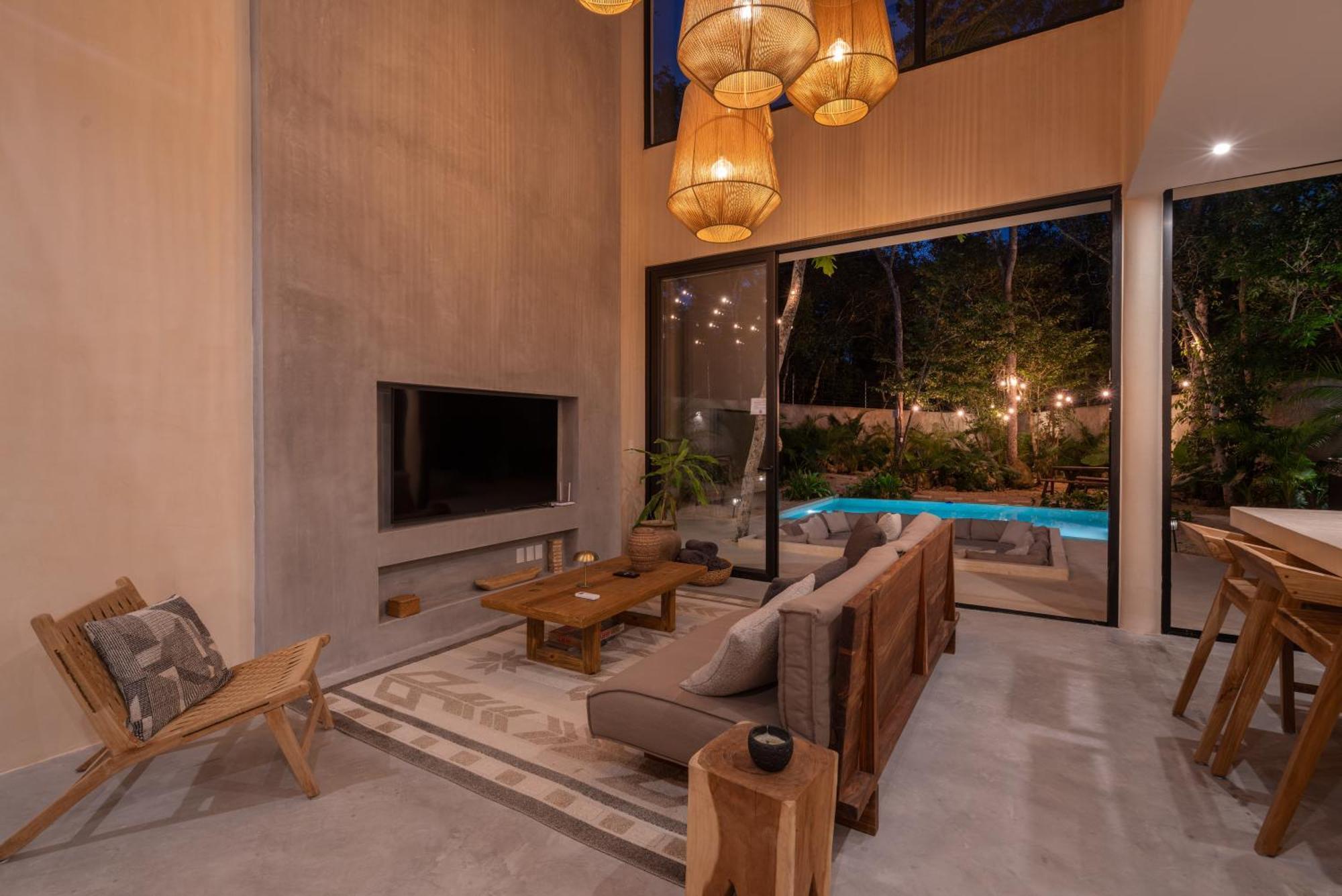 Casa Naay Jungle Lux Heated Pool Hot Tub Firepit