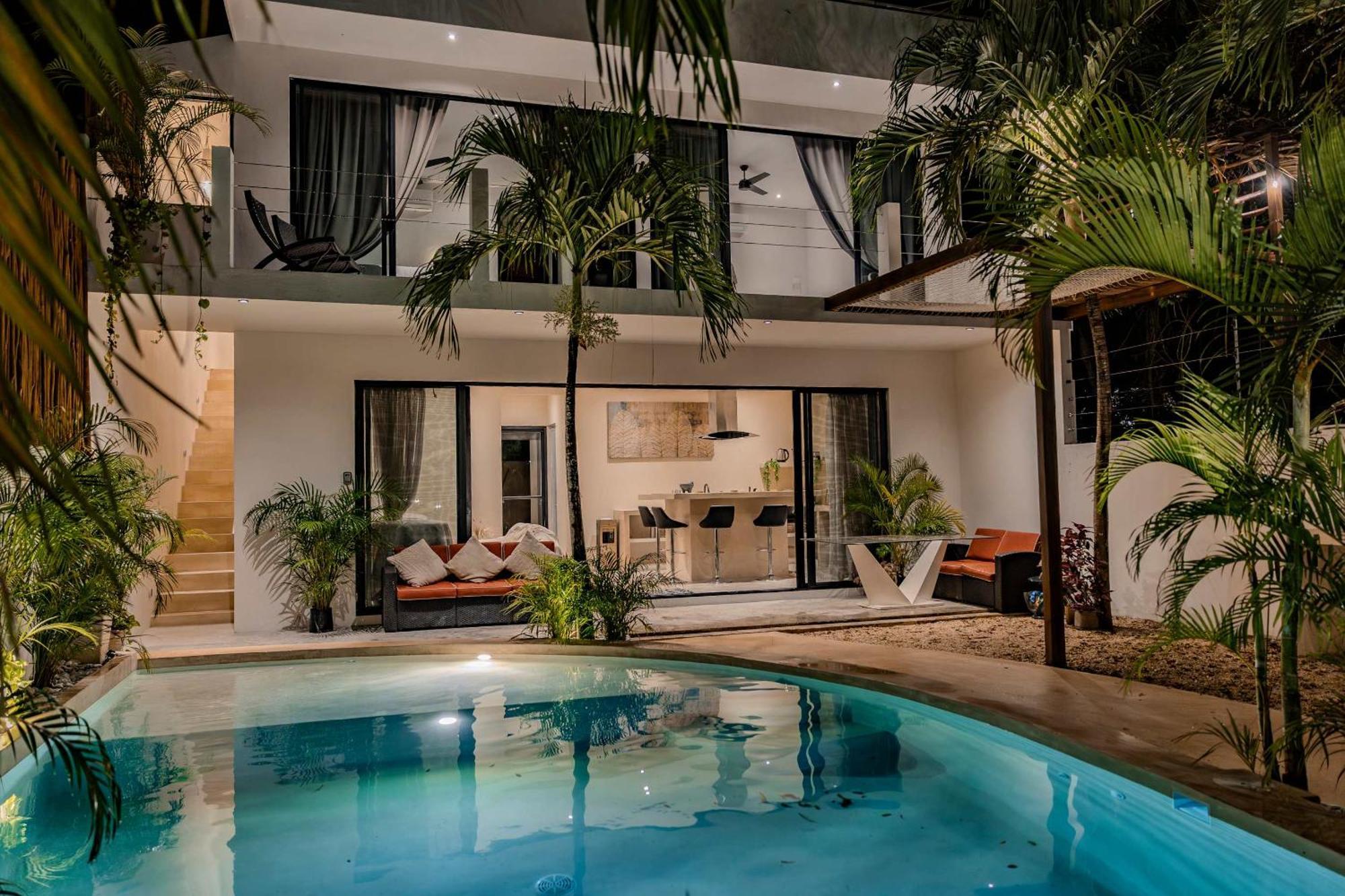 Villa La Veleta Jungle 3 Bedroom Jacuzzi Private Pool Tulum