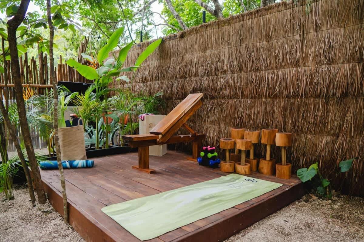 Luxury 5 Bedroom Pool Tiki Bar & Outdoor Gym Villa Tulum
