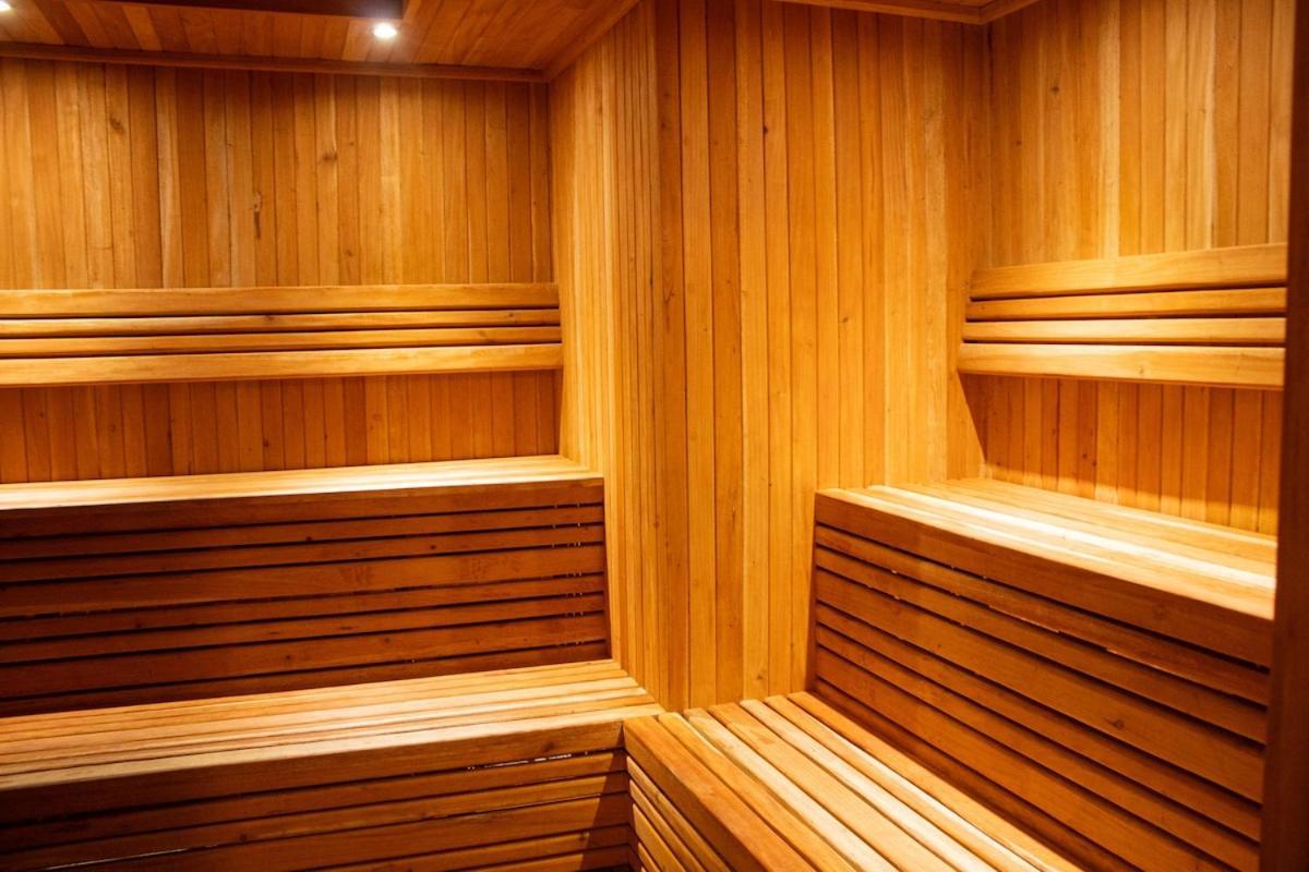 Apartment Chic 1br Private Balcony,sauna, Gym Y Wifi *