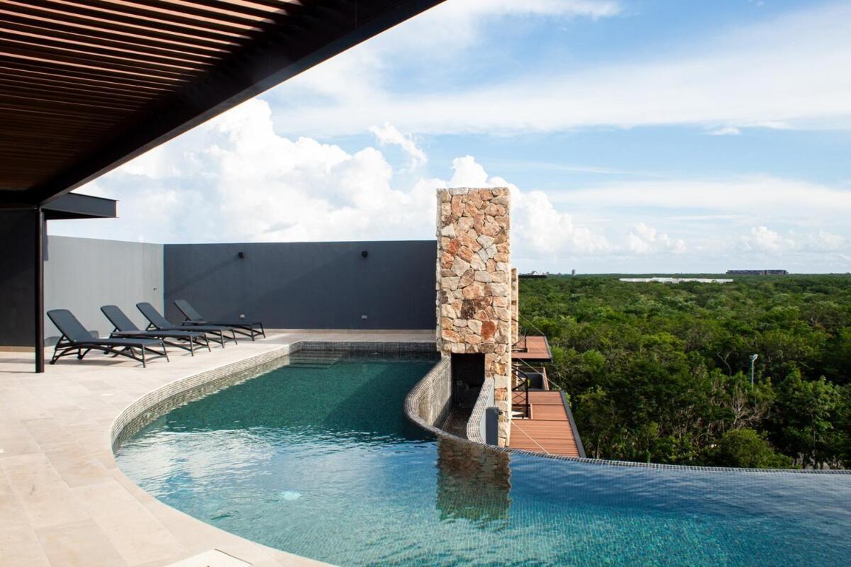 Chic 1br Private Balcony,sauna, Gym Y Wifi * Tulum