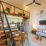 Bright 2br Loft With Rooftop Pool In Downtown Location Tulum