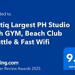 Mistiq Largest Ph Studio With Gym, Beach Club Shuttle & Fast Wifi