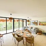 Stylish Mexican Interior Ph- Private Rooftop -gated Community Apartamento Tulum