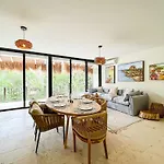 Stylish Mexican Interior Ph- Private Rooftop -gated Community Apartamento Tulum