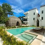 Tropical Escape In A Cozy Paam Cheel Apartamento