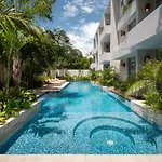 Apartamento Nhoa 103a Lux 2br Pool Access In Aldea Zama Tulum