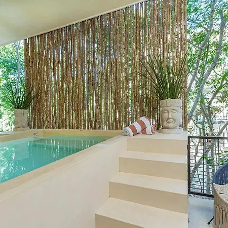 Luxury 1br W/private Jetted Pool In Aldea Zama Apartment *