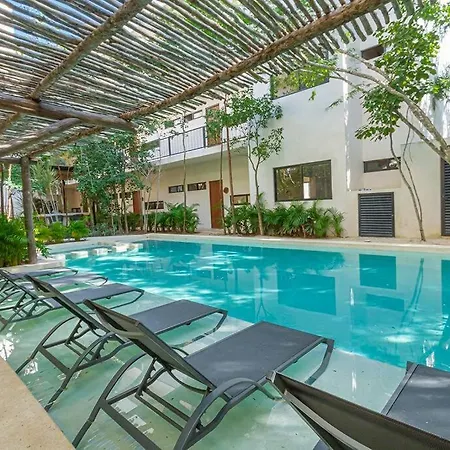 Apartment Luxury 1br W/private Jetted Pool In Aldea Zama Tulum