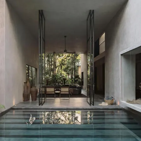 Casa Aviv House Design Awards Dream Swim-up Pool 360 View Rooftop & Lush Gardens Holiday home Tulum