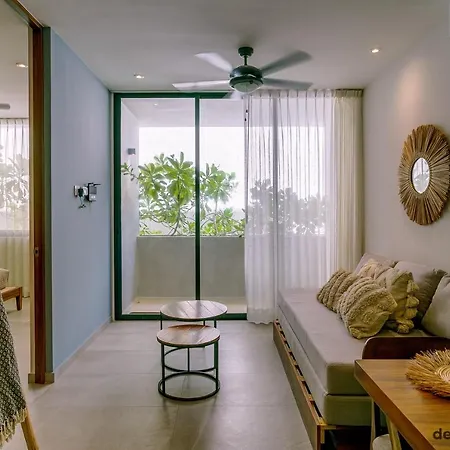 Apartment Palalma 18 - Couple's Heaven With Private Balcony, Pool & Rooftop Tulum