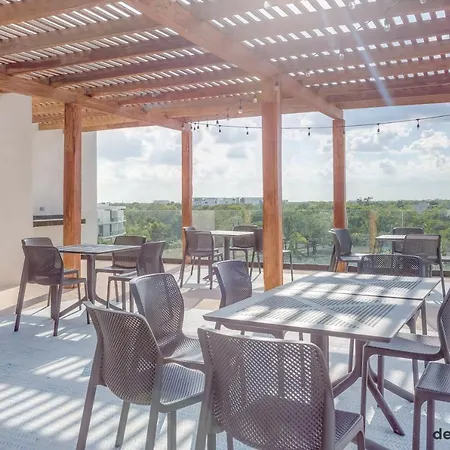 Palalma 18 - Couple's Heaven With Private Balcony, Pool & Rooftop Apartment Tulum