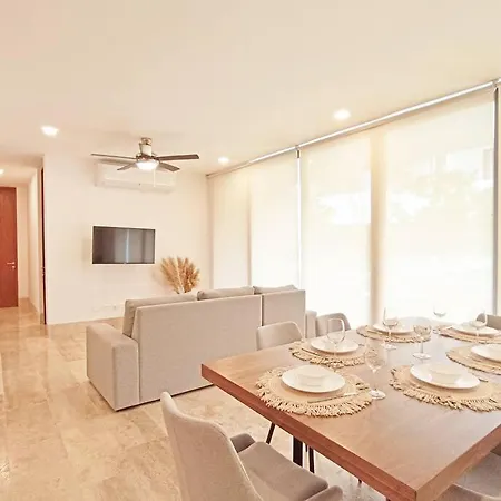 Apartment Omara 305 Classy&comfortable 2br, Aldea Zama, 200mb Wifi *