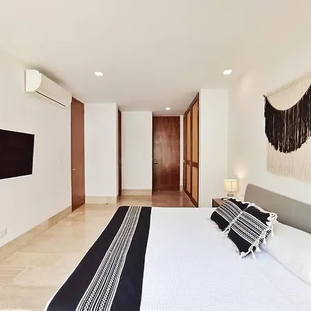 Omara 305 Classy&comfortable 2br, Aldea Zama, 200mb Wifi Tulum