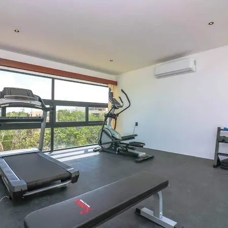 Spectacular Jungle In The Jungle Rooftop Pool Gym Bbq Apartment Tulum