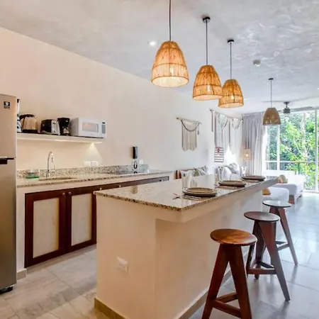 6 Minutos Playa Estudio En Veleta 4 Personas Apartment Tulum