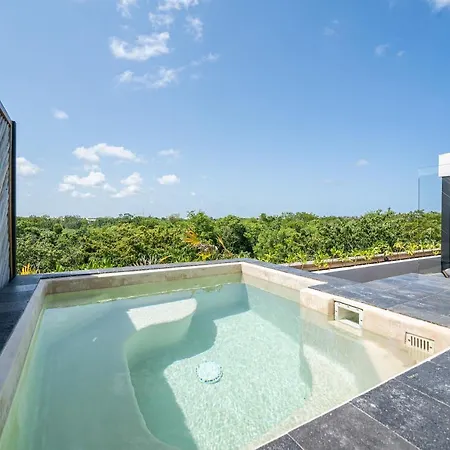 Apartment 3br Luxury Penthouse Private Plunge Pool Jungle - Mira Luna 322 Tulum