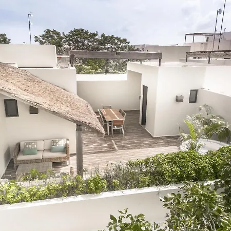 Apartment Villaggio With Rooftop Terrace And Hot Tub Tulum