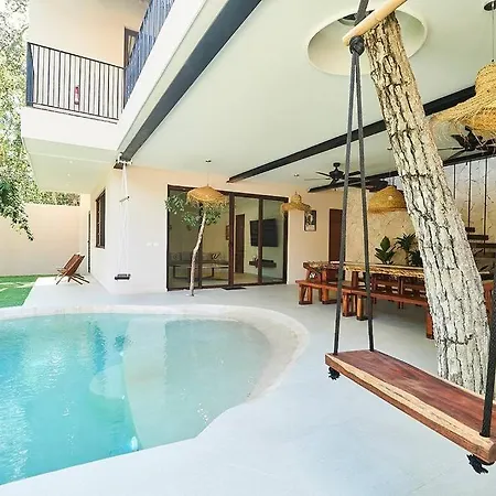 Exotic For 10 People With Cenote-style Pool