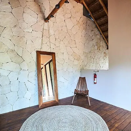 Exotic For 10 People With Cenote-style Pool Villa Tulum