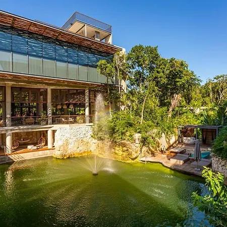 Apartment 2-bedroom With Cenote, Gym, Sauna, Ruins View *