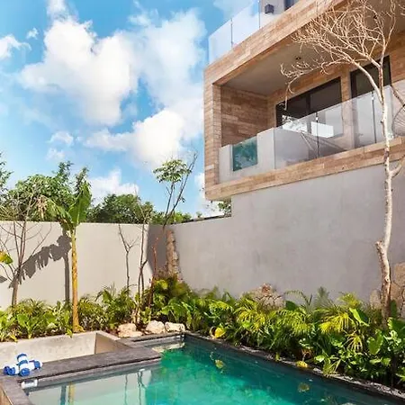 Rooftop W/private Pool. Close To Beach/town. 60mb * Tulum