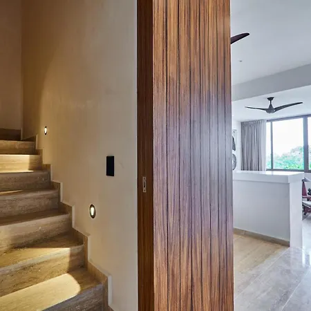 Exclusive Penthouse In Tulum, Priv. Terrace, Plunge Pool, Rooftop Pool, Lounge And Amenities