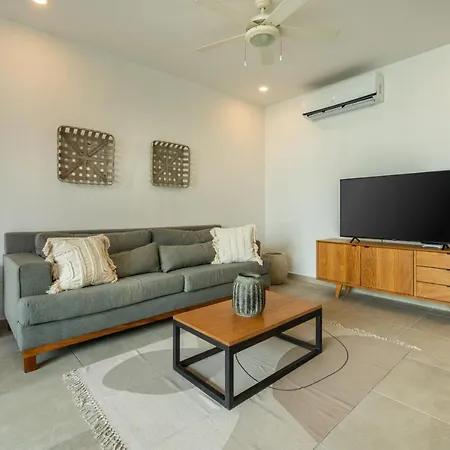 Selvaterra 301 Lux 2br Large In Aldea Zama Apartment *