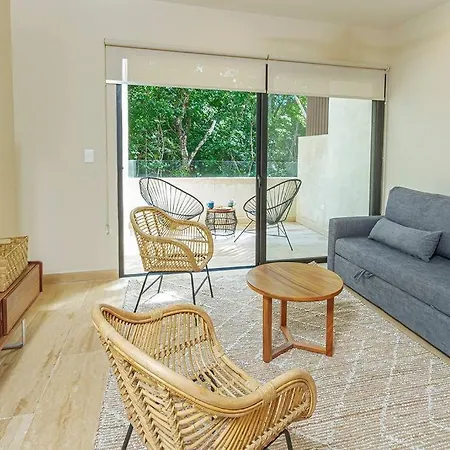Adorable Space In Aldea Zama+ Bicycle+ Club Apartment